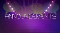 Announcements Motion Graphic งานแสดงผลงานแบบดิจิทัล (16:9) template