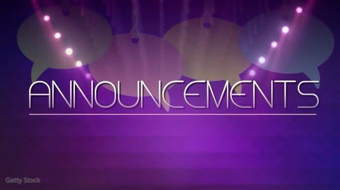 Announcements Motion Graphic Template | PosterMyWall