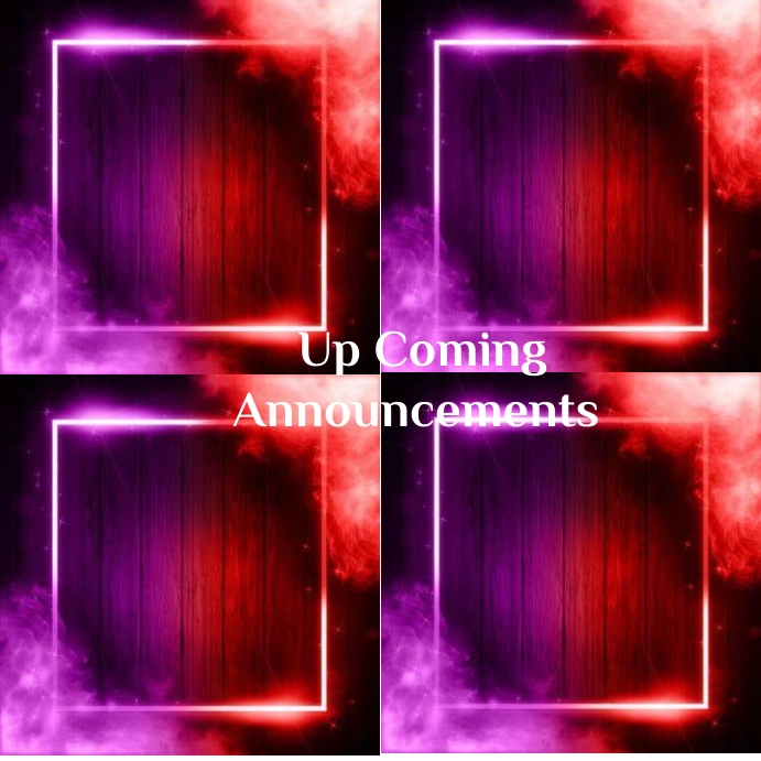 Announcements Template Instagram Post
