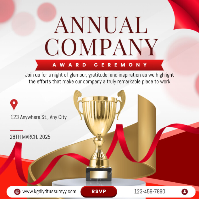 Copy of annual award | PosterMyWall
