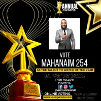 annual awards elections flyer template Publicación de Instagram