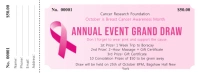 Annual Breast Cancer Event Ticket Facebook Cover Photo template