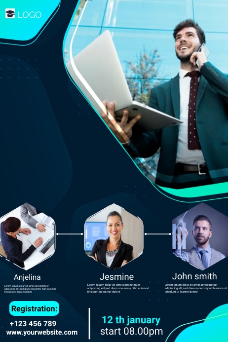 ANNUAL BUSINESS CONFERANCE BANNER TEMPLATE
