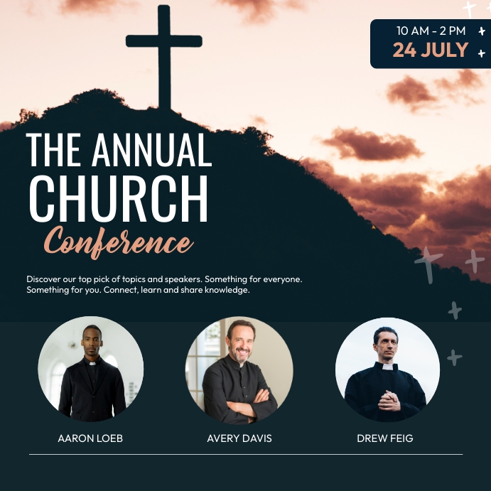 Copy of annual church conference template | PosterMyWall