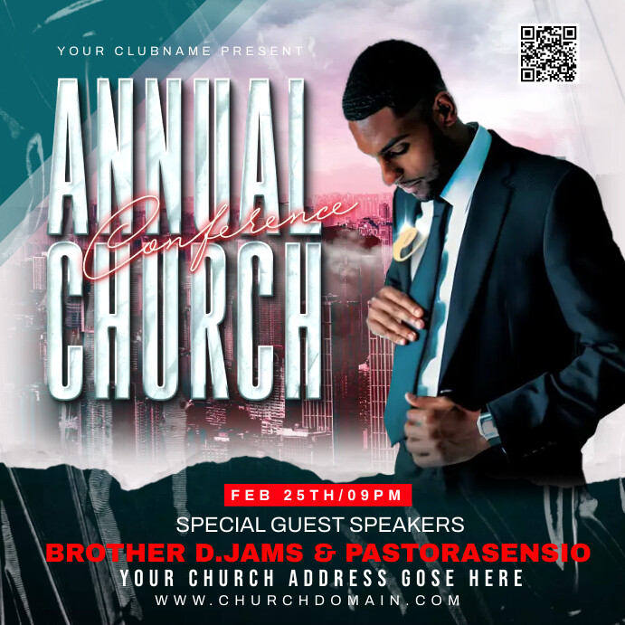 Annual Church Flyer Template | PosterMyWall