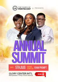 Annual Church Summit A4 template