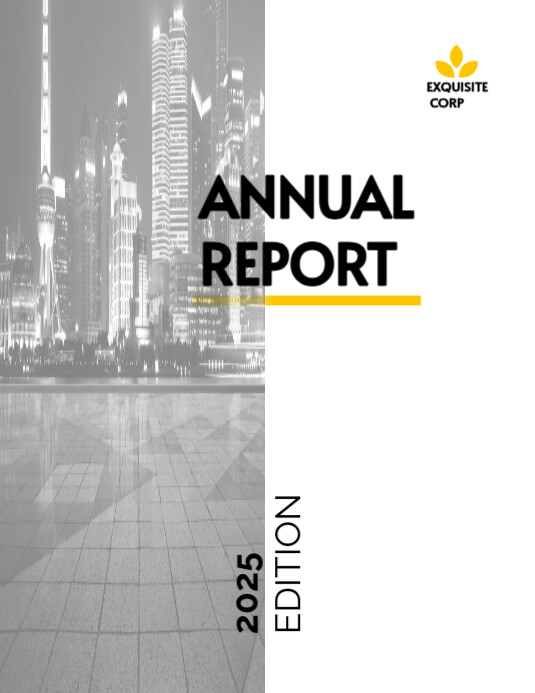 Annual design template Flyer (US Letter)
