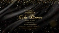 Annual Gala dinner invite twitter size template