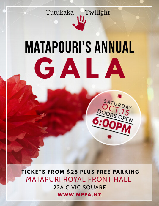 Annual Gala Event Flyer Template PosterMyWall