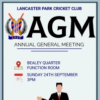 Annual General Meeting Poster template