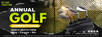Annual Golf Competition Portada de Facebook template