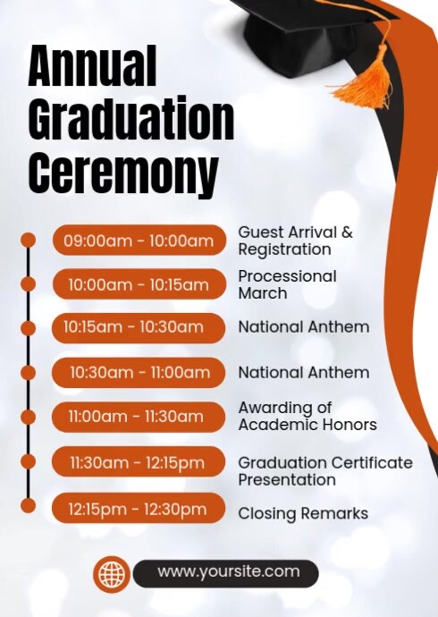 Annual Graduation Ceremony Template | PosterMyWall
