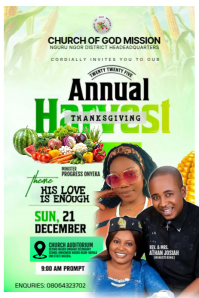 สีเหลือง Church Thanksgiving Event Pinterest-grafik Template