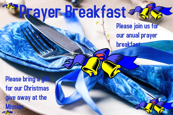 Annual Prayer Breakfast Template PosterMyWall