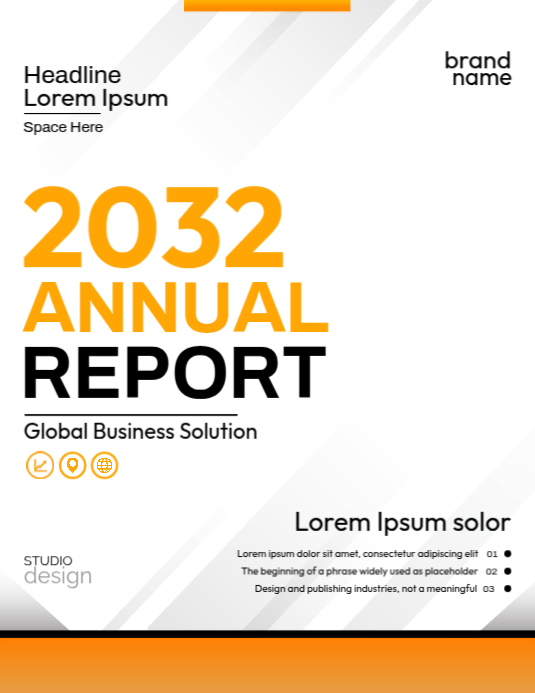 Annual report date Template | PosterMyWall