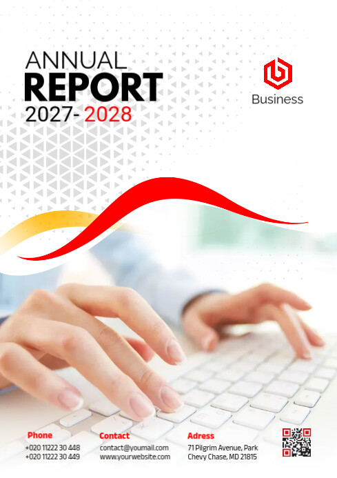 Annual Report Template A4