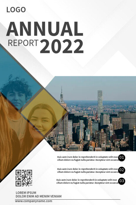 Annual Reporting Template Poster