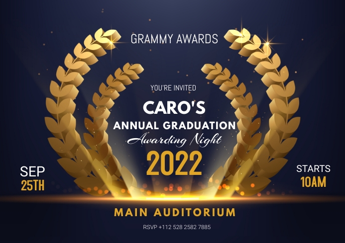 Copy of ANNUAL STUDENT AWARD | PosterMyWall