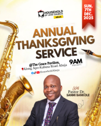 Hvid Church Event Instagram Portrait Template