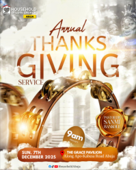 annual thanksgiving Instagram Portrait template