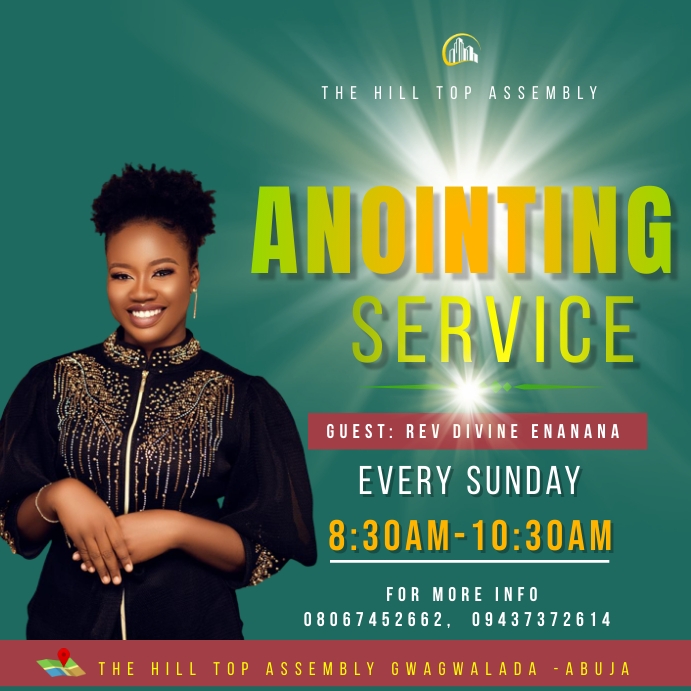Copy of Anointing | PosterMyWall