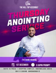 Anointing Template | PosterMyWall