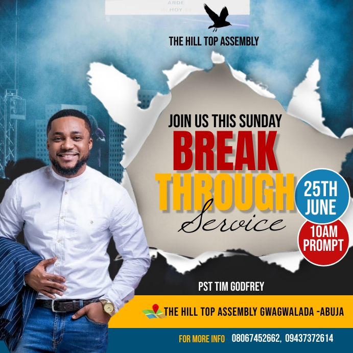 Anointing Instagram Post template