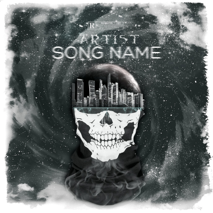 anonymous Album Cover music trap mixtape rap Pochette d'album template