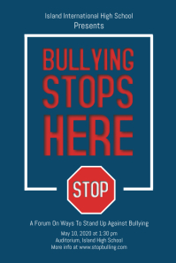 Create Anti Bullying Posters Online Postermywall
