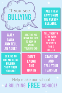 610 Anti Bullying Customizable Design Templates Postermywall