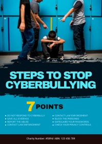 Anti Bullying Flyer A6 template