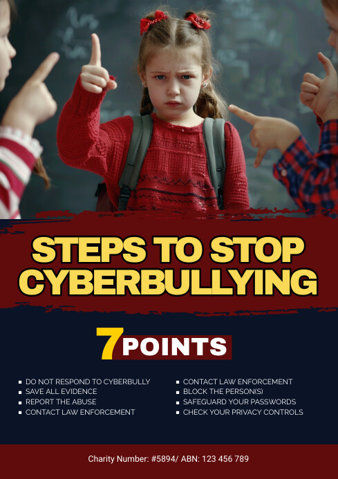Bullying Brochure Template