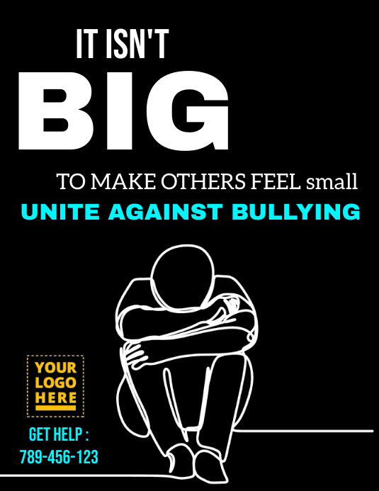 Anti bullying poster Template PosterMyWall