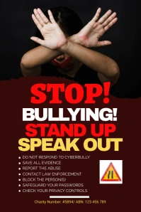 Anti Bullying Tumblr Graphic template