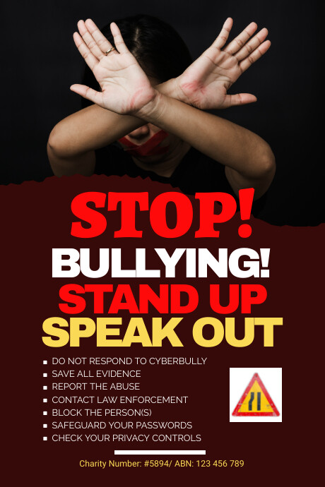 Anti Bullying Tumblr Graphic Template | PosterMyWall