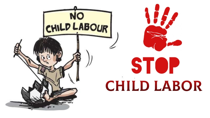 Anti Child Labor Post di Twitter template