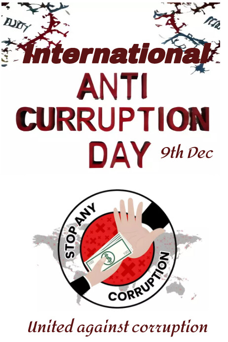 Curruption Design Pattern Copy of Anti-curruption day template | PosterMyWall