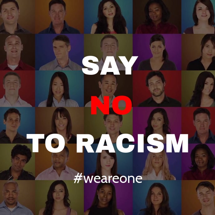 Copy of ANTI RACISM POSTER | PosterMyWall