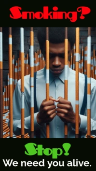 Anti tobacco WhatsApp Status template