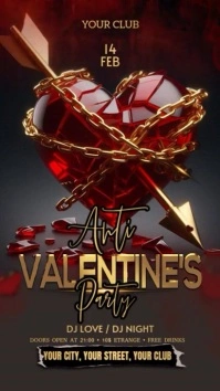 Anti Valentine's Day Instagram Story template