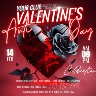 Anti Valentine's Day Instagram Post template