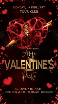 Anti Valentines Day Affichage numérique (9:16) template