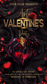 Anti Valentines Day Digital na Display (9:16) template