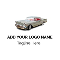 antique cars logo template