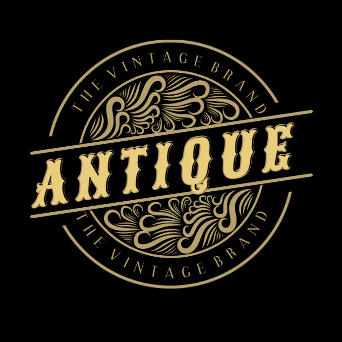 Antique Logo Template PosterMyWall Antique Logo Template PosterMyWall