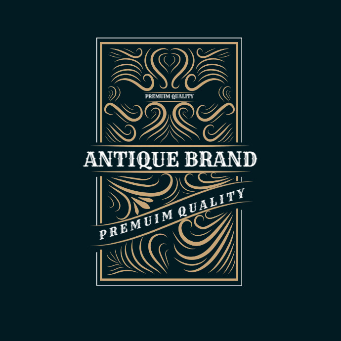 Antique Logo Template PosterMyWall Antique Logo Template PosterMyWall