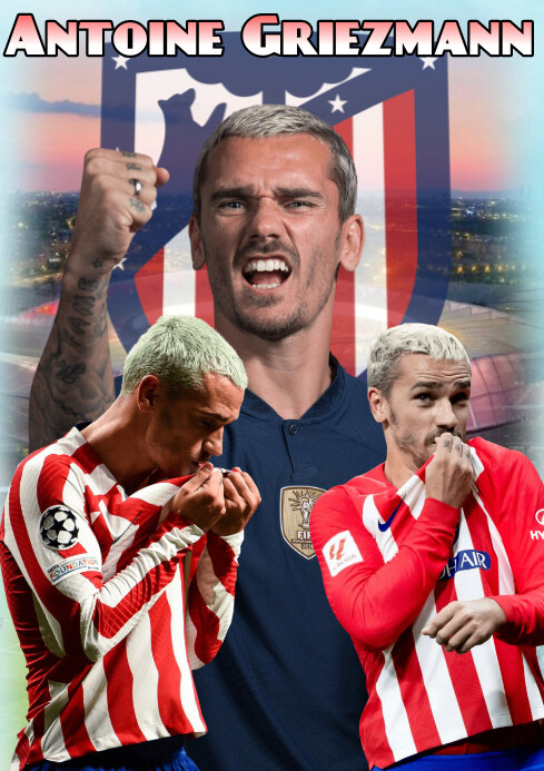 Buy Cards Antoine Griezmann Pro-View Signature Style Atlético Madrid Topps Match Attax Extra 2024-25