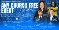 Any Church Free Event Flyer Template Facebook begivenhed cover