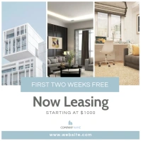 apartment for lease advertising Instagram Post template