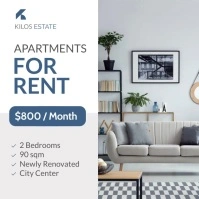 apartment for rent advertisement 2024 2025 20 Instagram-Beitrag template